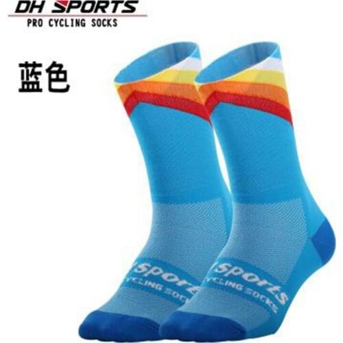 DH SPORTS Top Brand Professional Cycling Socks Men Women Outdoor Breathable Road Bicycle Socks Running Compression Sport Socks