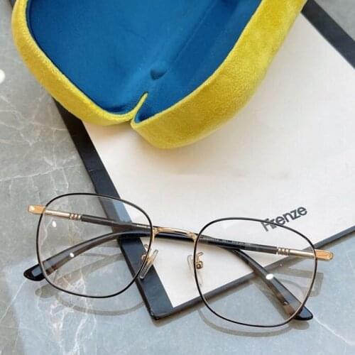 NEW 2021 Women Men Prescription Optical G0901 Original Brand Case Spring Legs Frame Mujer Gafas Eyeglasses Eyewear Lentes Oculos