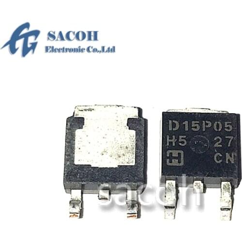 New Original 10PCS/Lot RFD15P05SM D15P05 RFD15P05SM9A RFD15P05 or RFD15P06 D15P06 RFD15P06SM TO-252 15A 50V Power MOSFET