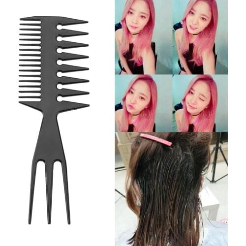 Professional Hair Brush Comb Double-sided Teeth Comb Fishbone Hair Comb Salon Barber Hair Combs Hair Care Styling Tools