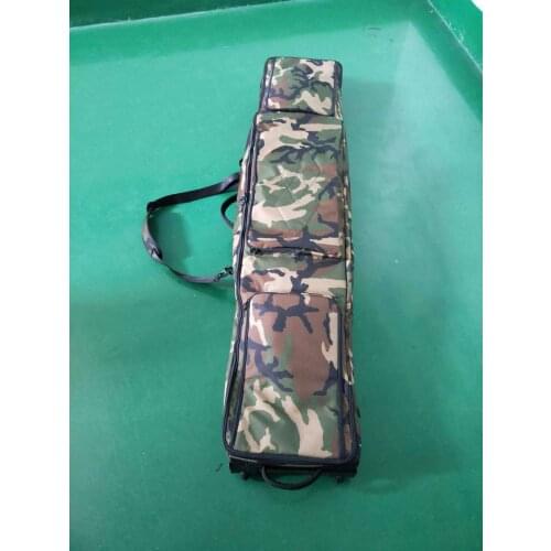 Double Plate Snowboarding Bag Bandage Cloth Ski Bag Ski Alpinism Mute with Wheels 165 Cm L Dumpling Skin D
