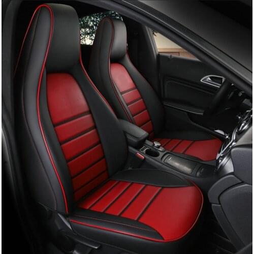 Custom only 2 front car seat cover for Mercedes-Benz gla200 gla260 cla200 cla 220 cla260 A 180 A200 auto accessories car styling