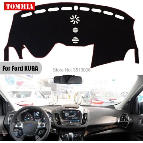 TOMMIA Interior Dashboard Cover Light Avoid Pad Photophobism Mat Sticker For Ford KUGA