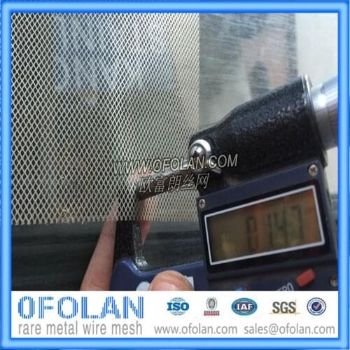 Ultra Thin Silver Expanded Mesh 10cmx10cmx1PC