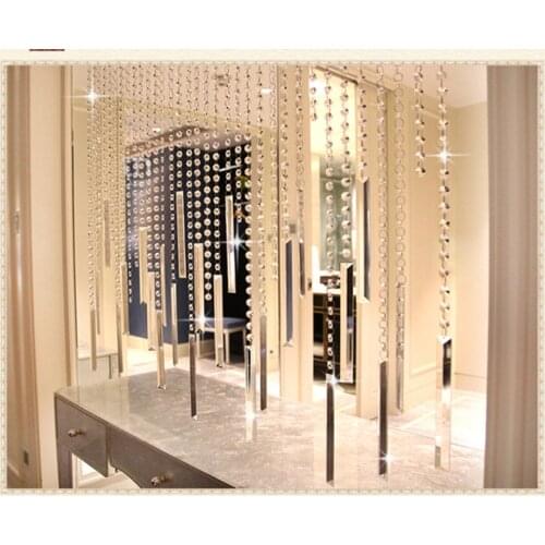 5m/lot 14mm Octagon crystal beads for Chandeliers Hanging Multi-color Multiple spec Customizable crystal bead curtain