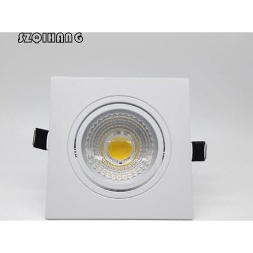 Factory Wholesale price 10W/15W Dimmable Recessed COB Hight light Led Ceiling Down light + Led driver AC110V/AC220V/AC230V