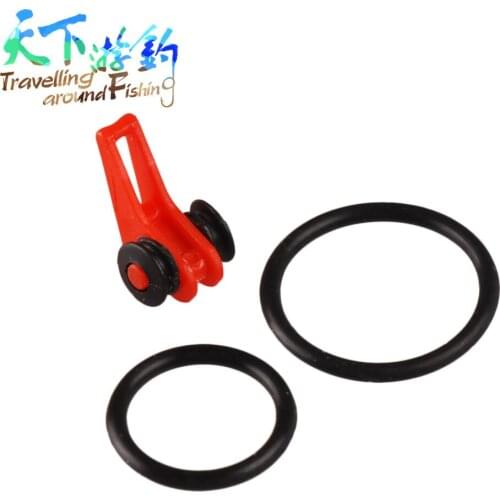 TAF 10 Sets Tenkara Rod Hook Keeper Rod Clip Hanging Hook Plastic Fishing Lure Spoon Bait Leurre Peche Fishing Tackle Tool