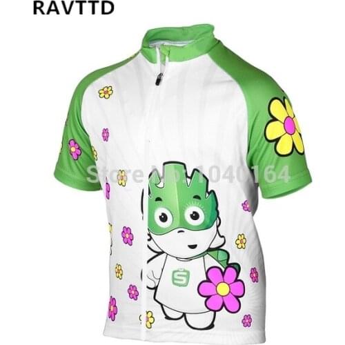 Girls Cycling Jersey Short Sleeve Bike Sports Clothing Cycling Short Sleeve Jersey Sportwear Bicycle Clothing