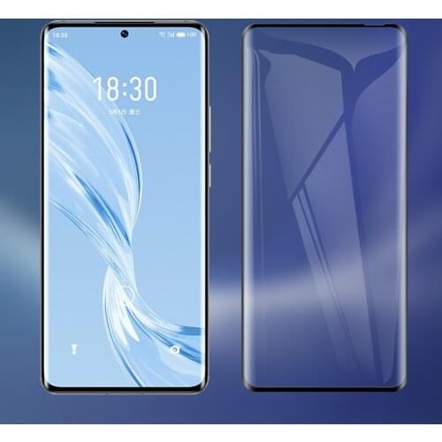 3D Curved Tempered Glass For Meizu 18 Full Screen Cover Explosion-proof Screen Protector Film For Meizu 18 Pro