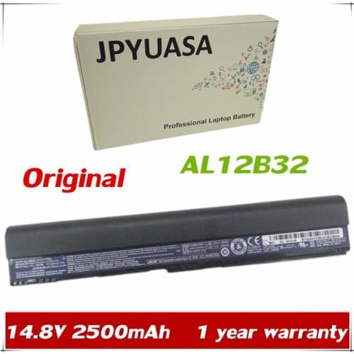 7XINbox 14.8V Original AL12B31 AL12B32 Laptop Battery For Acer Aspire One 756 725 V5-171 B113 B113M AL12X32 AL12A31 AL12B32