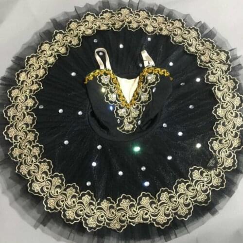 Black Purple Swan Ballet Dance Costume Child Kids Adults Professional Ballet Tutu Toddler Girl Clothes Ballerina Dress Women