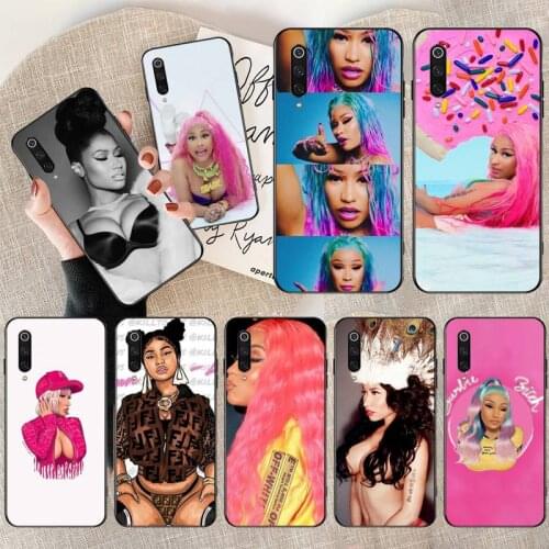PENGHUWAN Nicki Minaj Cover Black Soft Shell Phone Case for Redmi Note 8 8A 7 6 6A 5 5A 4 4X 4A Go Pro Plus Prime