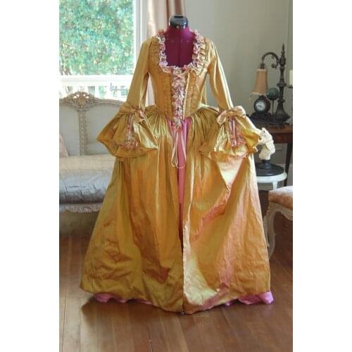Cosplaydiy Medieval Court Noble Princess Renaissance Costume Dress Marie Antoinette Baroque Ball Gown Halloween Carnival Party