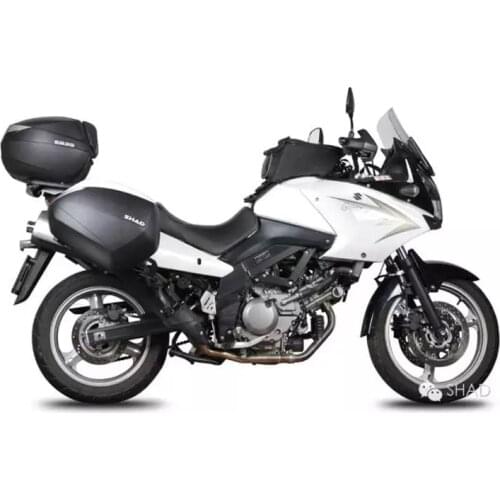 For SUZUKI V-STROM DL650 DL650 SHAD SH23 2012-2017 Side Boxs+Rack Set Motorcycle Luggage Case Saddle Bags Bracket Carrier System