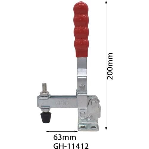 GH-11412 Horizontal Toggle Clamp Quick-Release Toggle Clamps Set Vertical Toggle Clamp Hand Clip Tool