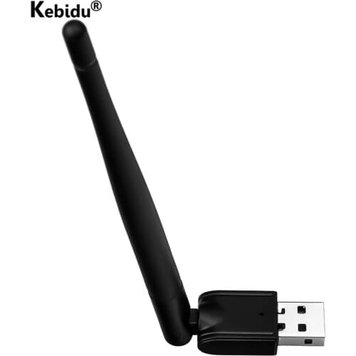 Kebidu MT-7601 WIFI USB Adapter 150Mbps USB 2.0 WiFi Wireless Network Card 802.11 B/g/n LAN Adapter With Rotatable Antenna
