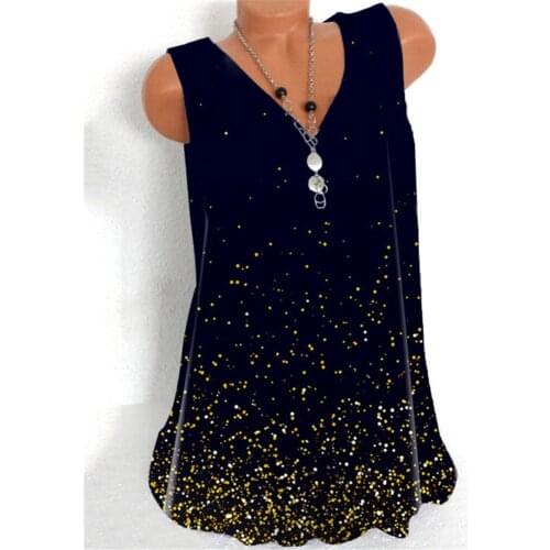Fashion woman v neck t shirt Large size sleeveless tops woman t shirt