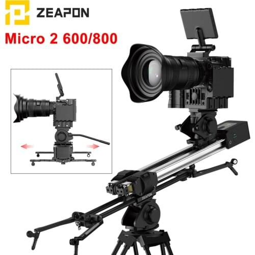 ZEAPON Micro 2 Motorized Manual Slider E600 E800 M600 M800 DSLR Camera Video Double Distance Portable Motor Macro Track Slider