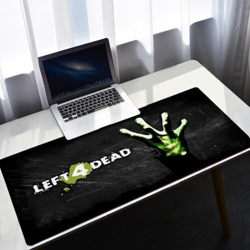 Table Pads Game Left 4 Dead Mouse Pad Xxl Mousepad Carpet Keyboard And Desk For Computer Kawaii Gaming Accessories Mat Pc Mats