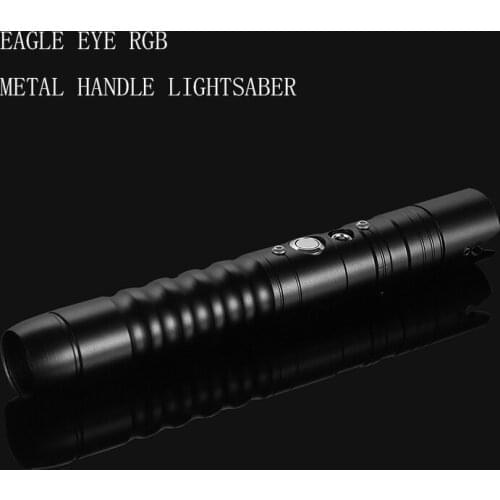 2021 New 80cm Metal Material Black And White Classic Color Series Handle Rgb7 Color Led Light Variable Boy Toy Birthday Gift