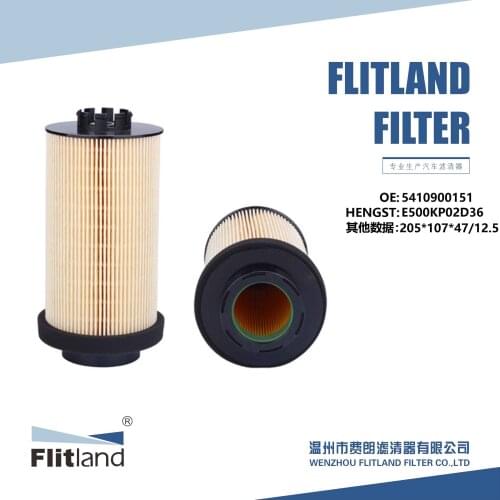 Wholesale from factory fuel filter OE 5410900151 E500KP02D36 PU999 x KX80D use for BENZ VW AUDI FL-F205/1