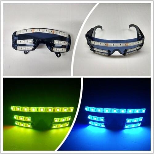 Wecool wholesale glowing party classic toys decorative party mask glasses 2015 new fashion light up flash LED glasses