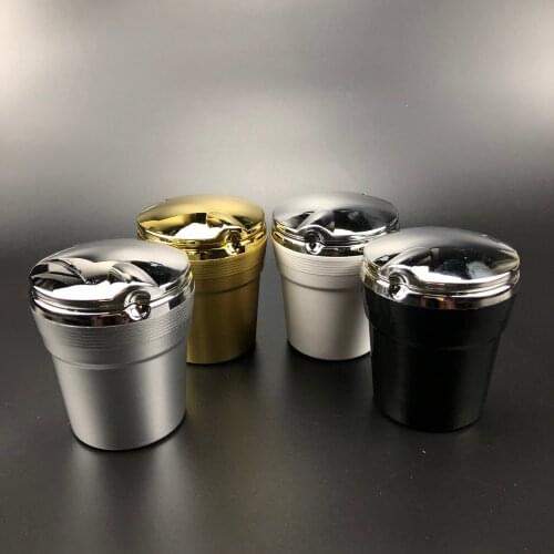 Car Ashtray with LED Blue Light For LADA Vesta Granta 1300 Niva Samara Signet Priora Kalina Safarl largus vaz XRAY 2110-12 2106