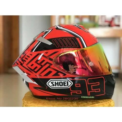 SHOEI X14 Helmet X-Fourteen Marquez Red Ants Helmet Full Face Racing Motorcycle Professional Helmet Casco De Motocicleta
