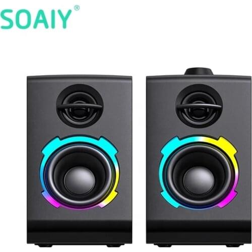 SOAIY SH20 high-power computer audio gaming game audio high-quality wireless bluetooth notebook home speaker subwoofer boom box