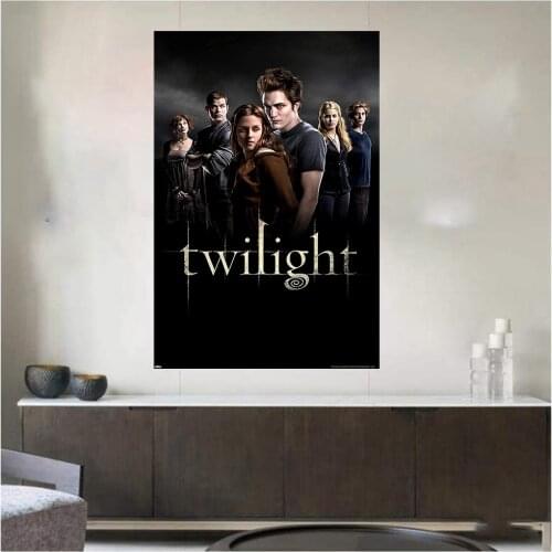 Twilight Group Cast Vampire Drama Romance Fantasy Movie Film Canvas Poster HD Print Wall Art Pictures Matte Poster Frame Gift