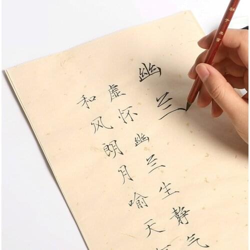 Shoujinti Rice Paper Copybook Chinese Brush Calligraphy Copybook 80sheets Song Huizong Calligraphy Tracing Xuan Paper Copybook