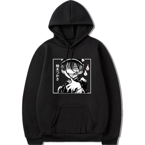 Anime Hoodie Women Sweatshirt Toilet Bound Hanako Kun Print Hip Hop Spring/Autumn Streetwear Kpop Clothes Long Sleeve Kawaii Top