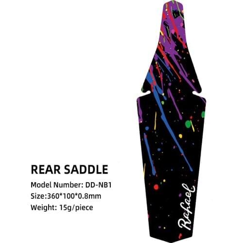 Rafael Bicycle Ultralight Portable PP Material Mudguard Splash Ink Painted Cycling Road MTB Bike Front And Rear Universal Fender