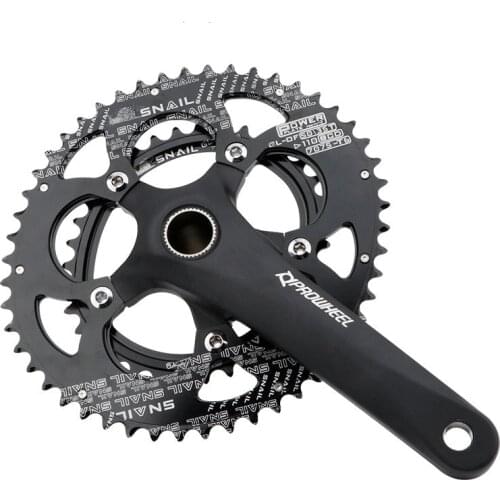 Bicycle Tooth Disc Road Bike BCD 110mm Folding Bike Chainwheel Cycling Parts Double Oval Chainring Bike Parts Chainwheel Plate
