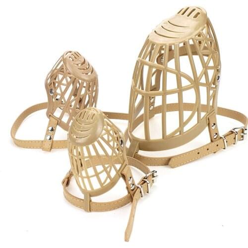 Fence Pet Mouth Cover Soft Plastic Anti-bite Dog Mouth Cover 7-piece Pet Mouth Cover Mask