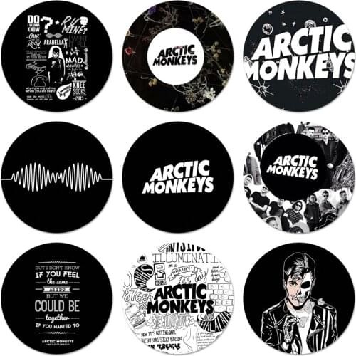 58mm arctic monkeys Multi Icons Pins Badge Decoration Brooches Metal Badges For Backpack Decoration