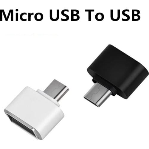 2018 Digital Mini OTG Cable USB OTG Adapter Micro USB to USB Converter for Tablet PC Android Cell phones White Dropshipping