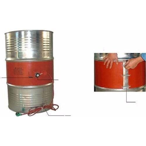 250 X 1740mm 2000W 220V ,Universal heat flessibile oil di silicone tamburo riscaldatore di silicio tamburi film flexible heating