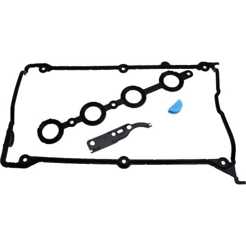 4Pcs Valve Cover Gasket Timing Chain Tensioner Gasket Kit Fit for Audi A4 TT VW Golf 058198025A 058198217 153436401 15-34364-01