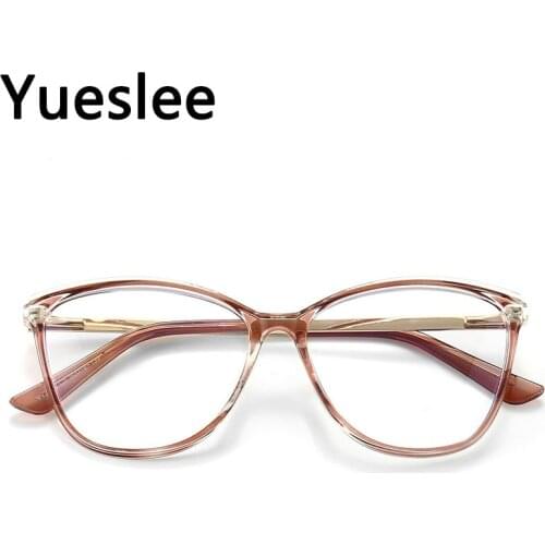 49773 Plastic Titanium Anti Blue Light Retro Round Glasses Frame Men Women Optical Fashion Computer Eyeglasses
