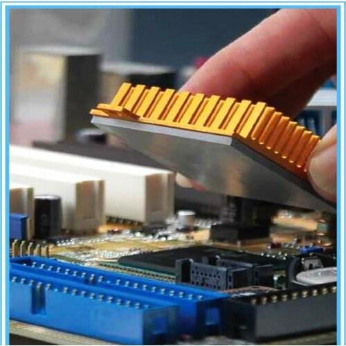 5PCS 1mm*25mm*25mm High Thermal Conductive Silicone Pad for Notebook CPU Chips VGA Card Cooling 2.6W/mk LED/Components Cooling