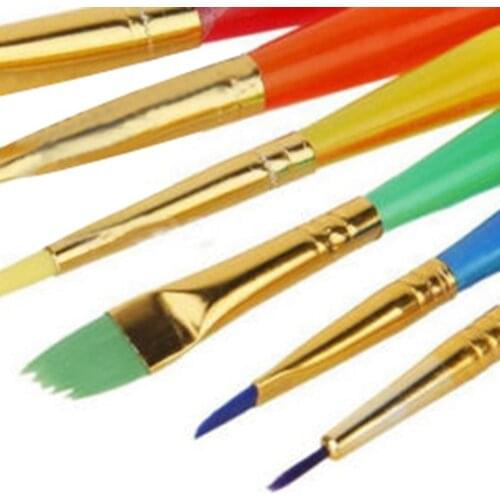 6 Pcs Cake Decorating Icing Pastry Fondant Tools Baking Accessories Painting Art Brush Pen DIY Sugar Cookie Craft Bakeware Cheap