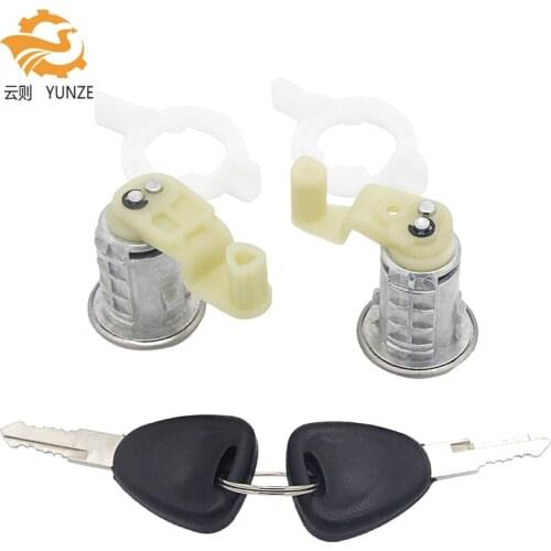 7701472806 DOOR LOCK RIGHT LEFT SIDE WITH 2 KEYS FOR RENAULT MEGANE I SCENIC CLIO II MASTER THALIA I