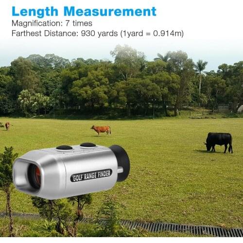 930 Yards 7x Range Finder Pouch Bag Telescope Distance Golf Rangefinder Digital Golf Scope Distance Sport Hunting
