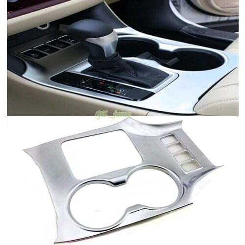 ABS Chrome Matt water cup glass decoration trim cover 1pcs for Toyota Highlander 2014-2016