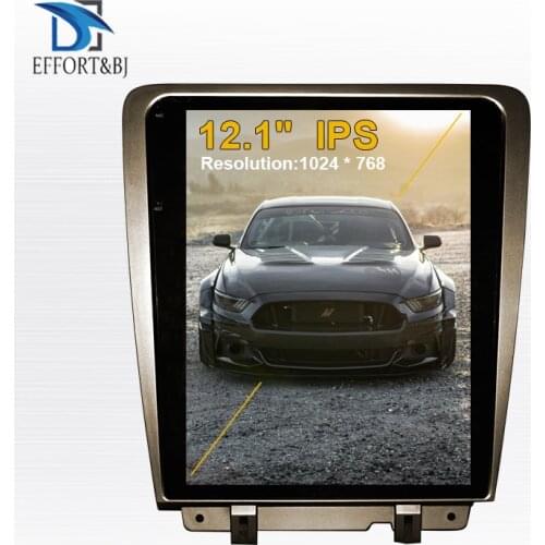 Tesla style vertical Android 9.0 Car GPS Nagavition for Ford Mustang 2009-2015 Car radio player car multimedia head unit wifi