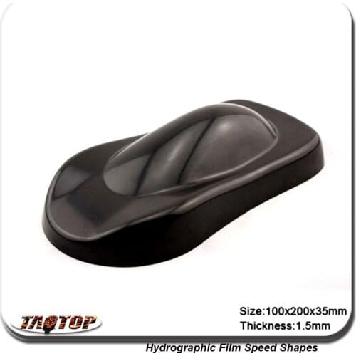 White and Black 5pcs High Quality Plastic Hard Material Hydrographic Films Testing Water Transfer Printing Film Speed Shape