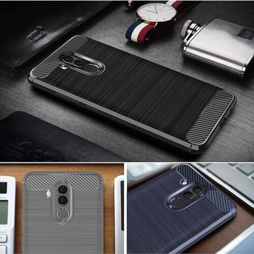 Huawei mate 20 lite Case Carbon Fiber Cover 360 Full Protection Phone Case For Huawei Mate20 Pro Mate20X Cover Shockproof Bumper