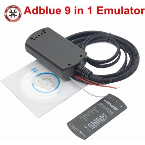For Trucks AdBlue Emulator System Box 9 IN 1 For M-an/MB/Sca/IVE/D-AF/R-ENAULT Ad Blue 9in1 SCR&NOX A+Version Full Chip 7 8 IN 1