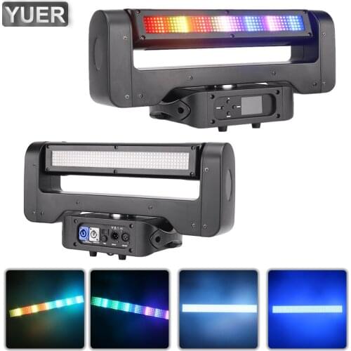 Infinite Rotation Double Sided 500X0.2W RGB Moving Head Light Strobe Effect Stage Lighting Show 12/15/19CH DMX DJ Disco Party